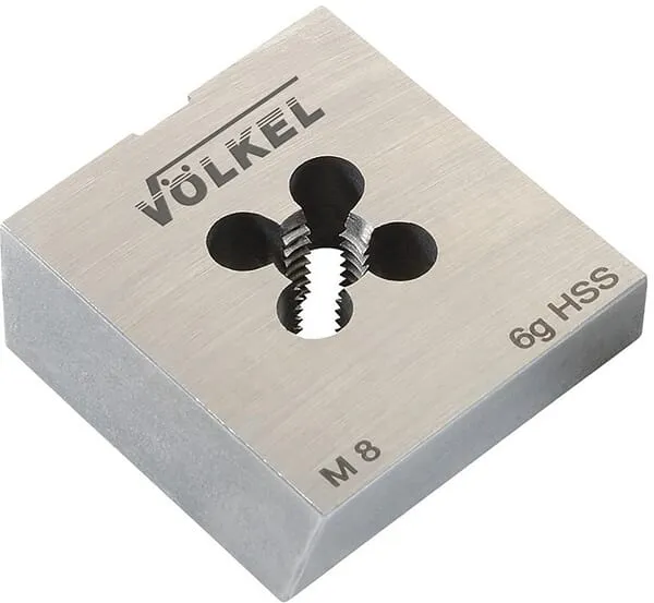 Závitořezné očko čtyřhranné HSS 3/8" UNF