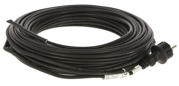 Kabel ohřívače žlabů proti zamrznutí 50 m s termostatem