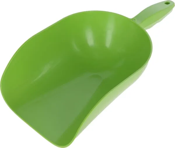 Lopata na krmivo - zelená - plastová