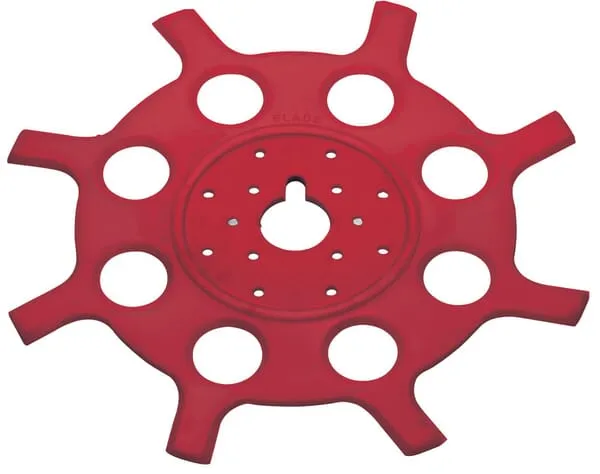 Trimmer blade nylon 25.4 x 220mm 8 teeth red