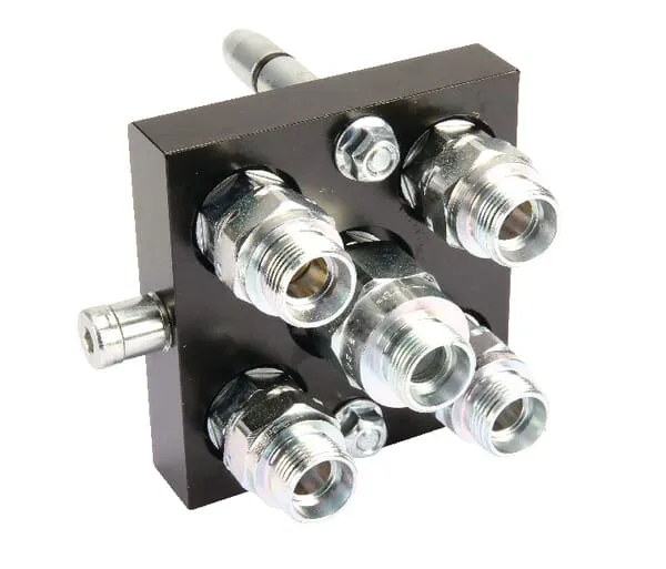 Rychlospojka Multifaster DN10/12-5x15L - M22x1.5, pohyblivá zástrčka