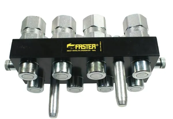 Rychlospojka Multifaster DN12-8x1/2" BSPP, pohyblivá zástrčka