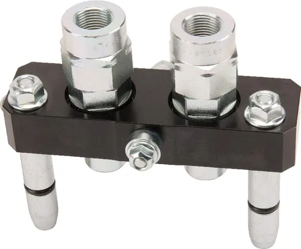 Rychlospojka Multifaster DN10-2x3/8" BSPP, pohyblivá zástrčka