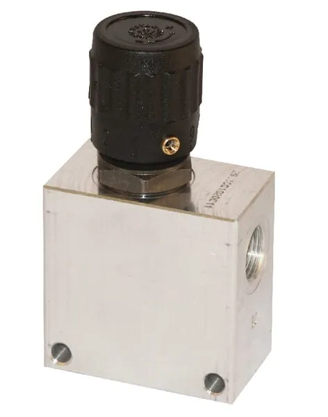 2cestné průtokové regulační ventily typ PU