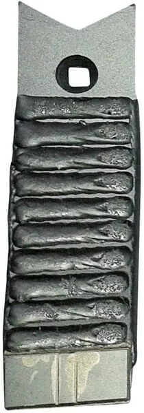 Radlice kultivátoru 265x80 mm tvrzená, plochá, 1 otvor, vhodná pro Farmet