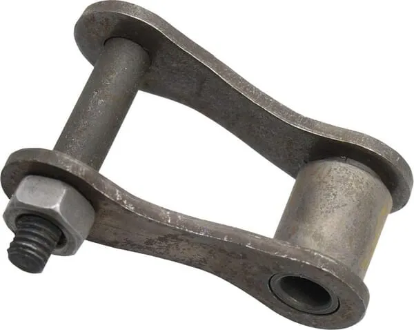 Článek řetězu spojující zahnutý