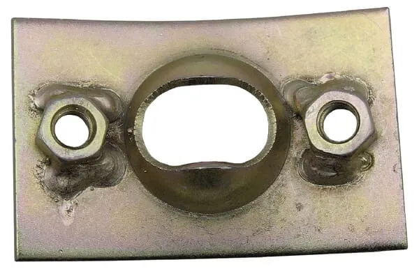 Objímka vodící lišty palce podavače, dolní