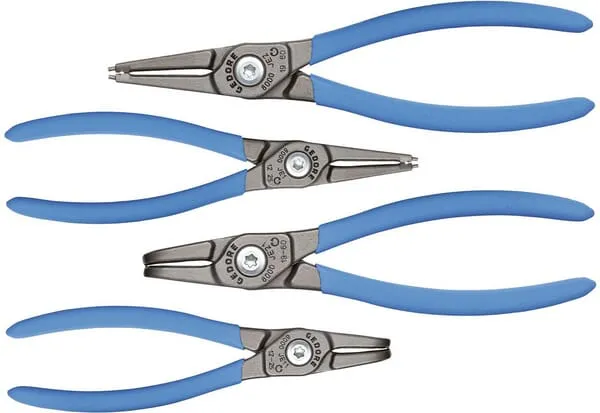 S8000JE Sada kleští na pojistné kroužky, 4dílná