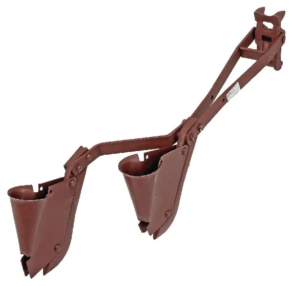 Radlice secí, dvojitá, litinový úchyt, levá