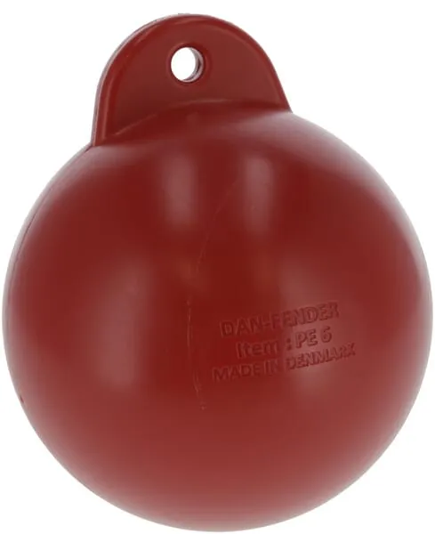 Kulička plováku mini, červená, tvrdý polyethylen