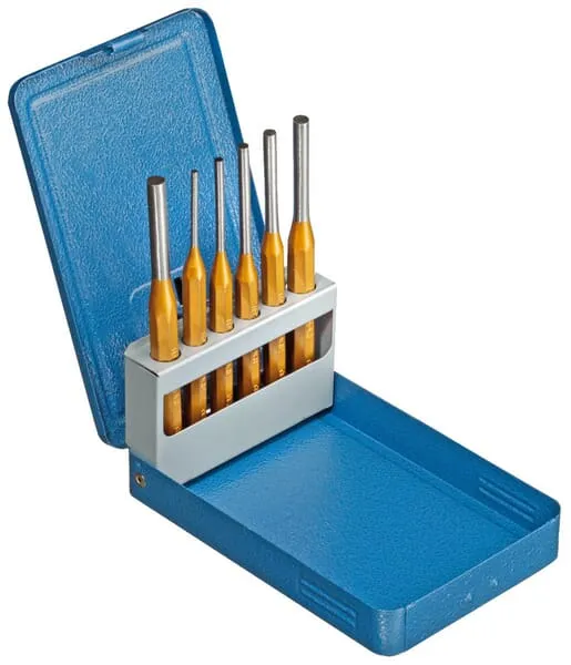 116D Sada vyrážečů kolíků v kovové kazetě
