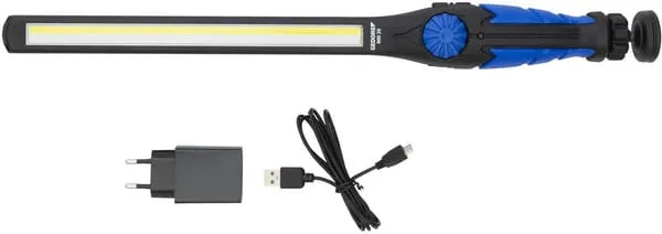 Nabíjecí LED svítilna Li-MH s USB konektorem