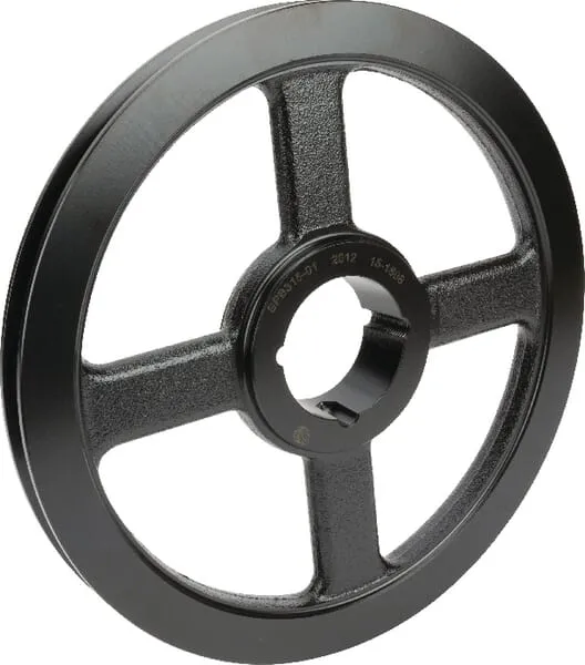 Klínová řemenice 1 drážka B nebo SPB průměr 322 mm pro pouzdro Taper Lock 2012 Kramp