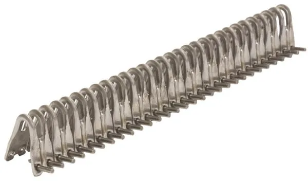 Spojovače pásů, zatloukací systém