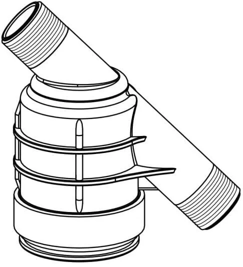 Inclined filter body 1"m