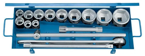 Sada nástrčných klíčů 3/4" 16 ks šestihranné 22-60 mm