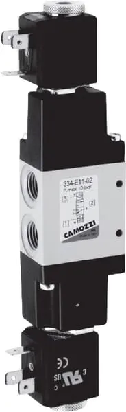 3/2cestný magnetický ventil, bistabilní, se servořízením