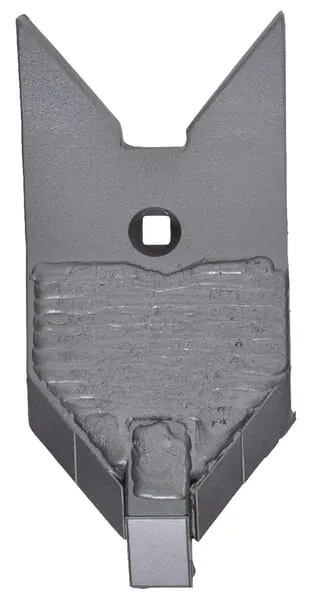 Radlice kultivátoru 280x125x20 mm, tvrzená, zahnutá, 1 otvor, vhodná pro Lemken