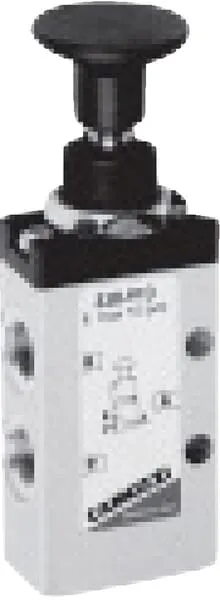 3/2cestný tlačítkový ventil, aretační