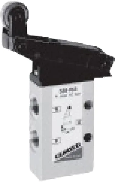 Ventil 3/2-cestný, s válečkovou pákou