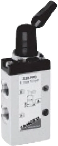 Ventil 3/2-cestný, ruční pákový