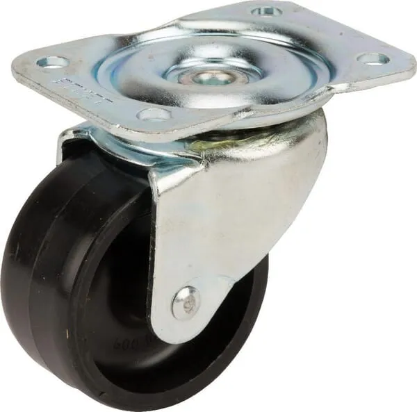 Plastové kolečko s montážní plotýnkou