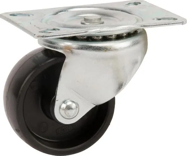 Plastové kolečko s montážní plotýnkou