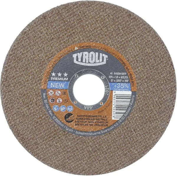 Řezný kotouč 125x1,6x22,23mm A46R-BFP