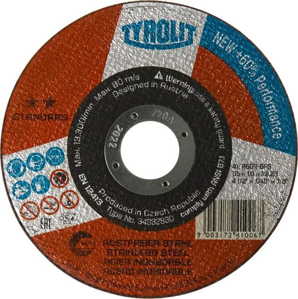 Řezný kotouč A60R-BFS standardní 115x1,0 mm