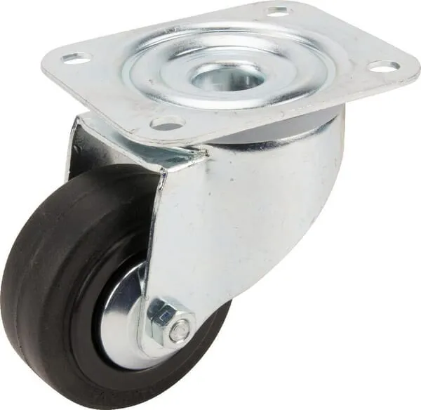 Otočné kolečko s černým gumovým běhounem