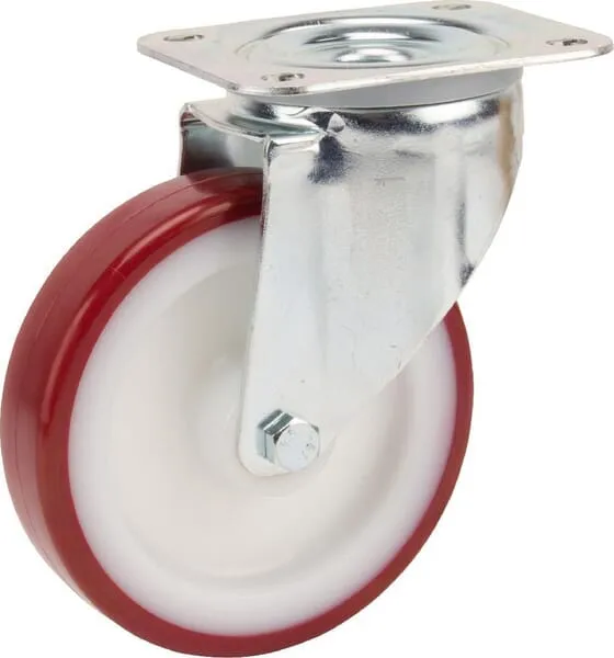 Otočné kolečko s polyuretanovým běhounem