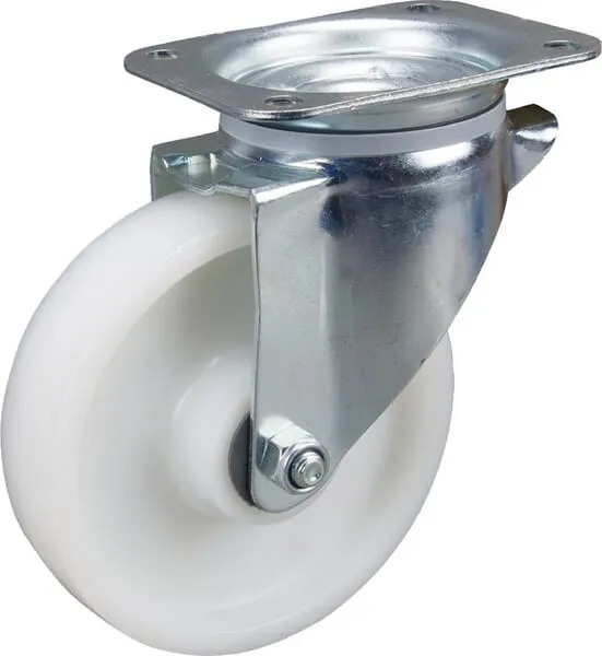 Otočná kola s upevňovací destičkou a polyamidovým kolem 200 – 350kg