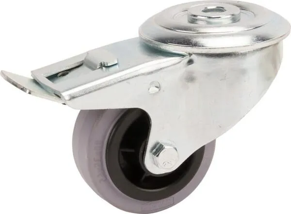 Otočné kolečko s šedým gumovým běhounem