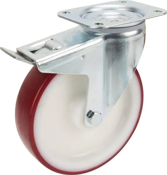 Otočné kolečko s polyuretanovým běhounem