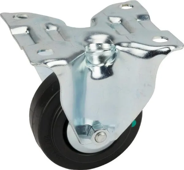 Pevné kolečko s černým gumovým běhounem