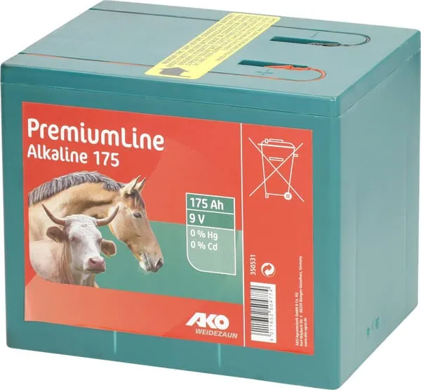 Alkalické baterie 9 V AKO