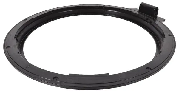 Montážní kroužek pro sklopný kryt - sklopný o 180° pro rovné povrchy