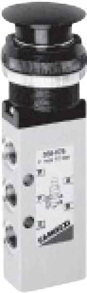 Ventil 5/2-cestný, s tlačítkem