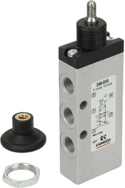 Ventil 5/2-cestný, s pístovým šoupátkem