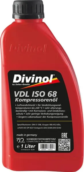 Kompresorový olej VDL ISO 68 1l