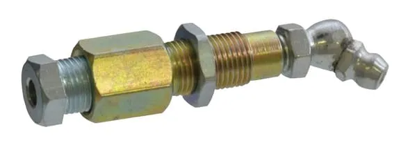 Rovné přepážkové šroubení s maznicí