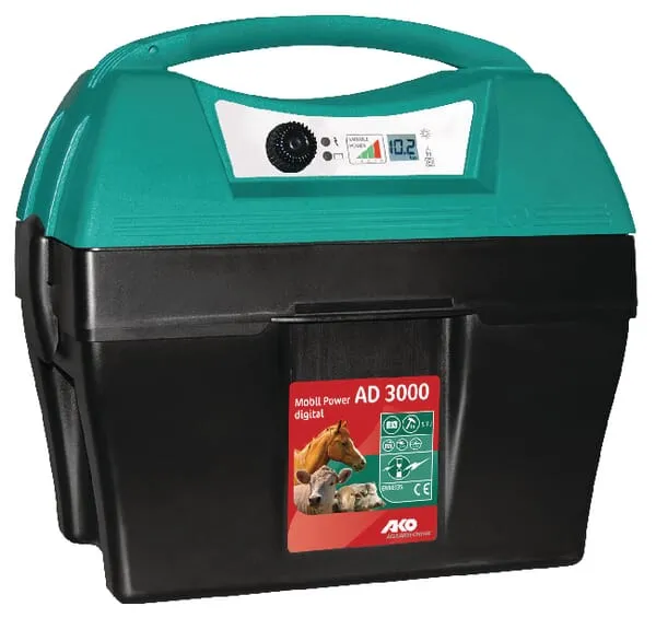 Zdroj pro ohradník Mobil Power AD3000 digitální displej