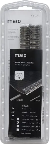 Upínač pásu H24BS/4-15/T2F, sada