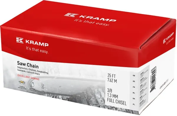 Řetěz pro motorové pily role 25 stop 3/8" Std. hranatý zub