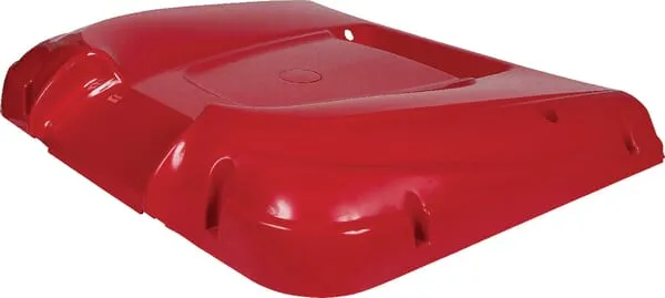 Víko - barva: červená