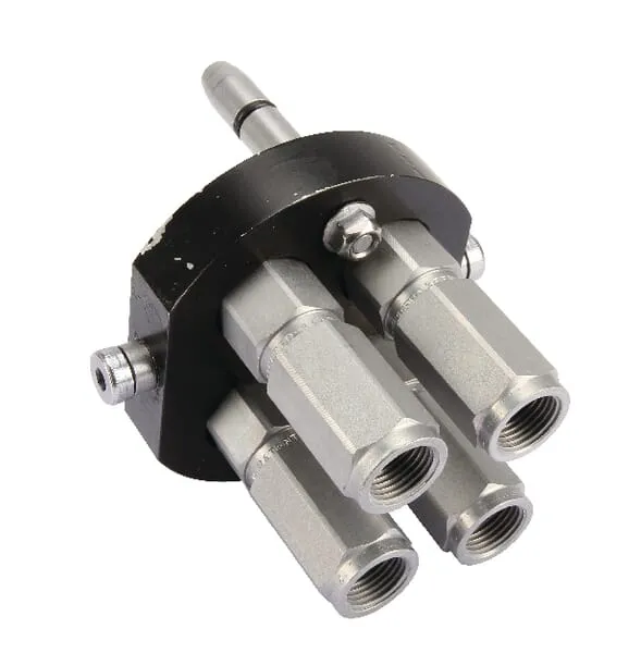 4násobná rychlospojka Faster – typ 3P-506 s maznicí