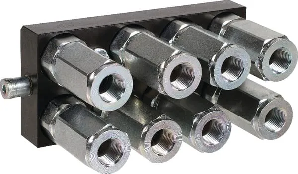 Rychlospojka Multifaster DN12-8x1/2" BSPP, pohyblivá zástrčka