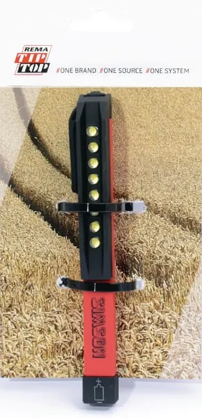 LED svítilna, 8 LED s baterií