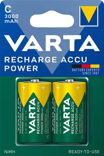 Dobíjecí baterie 1,2 V, C NI-MH 3000 mAh