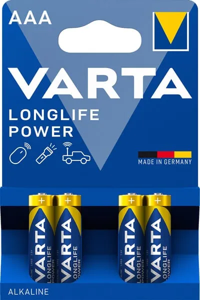 Tužkové baterie AAA 1,5 V LR03 Longlife Power